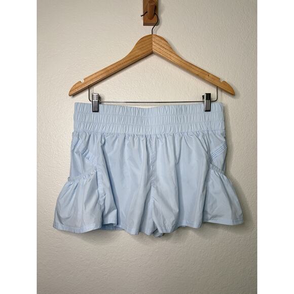 Free People Pants - Free People Movement Get Your Flirt On Shorts in Light Blue Size Large